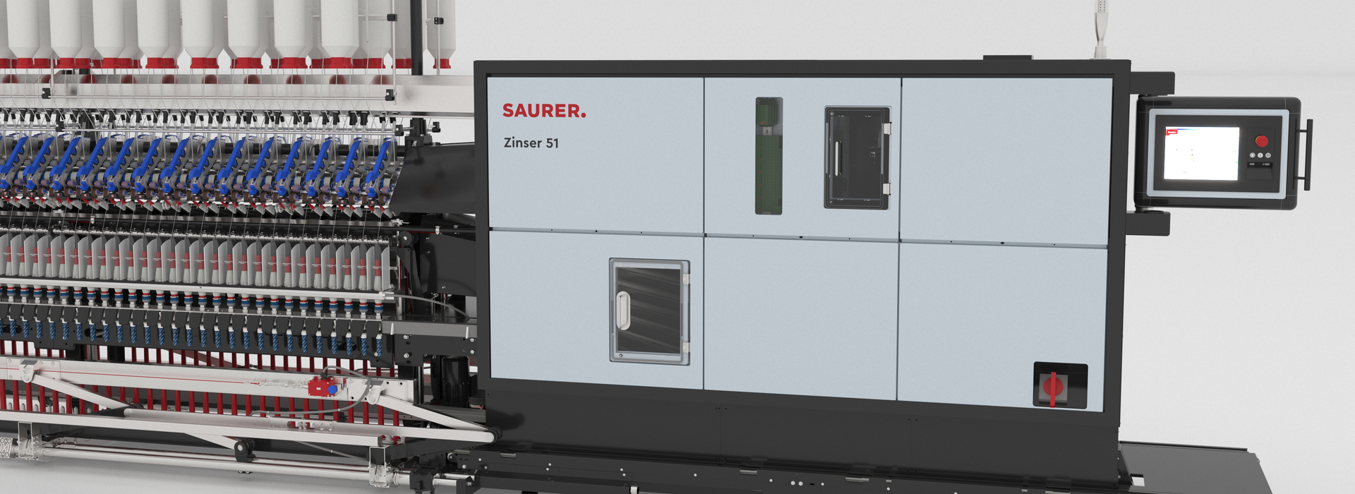 Zinser 51 ring-spinning machine